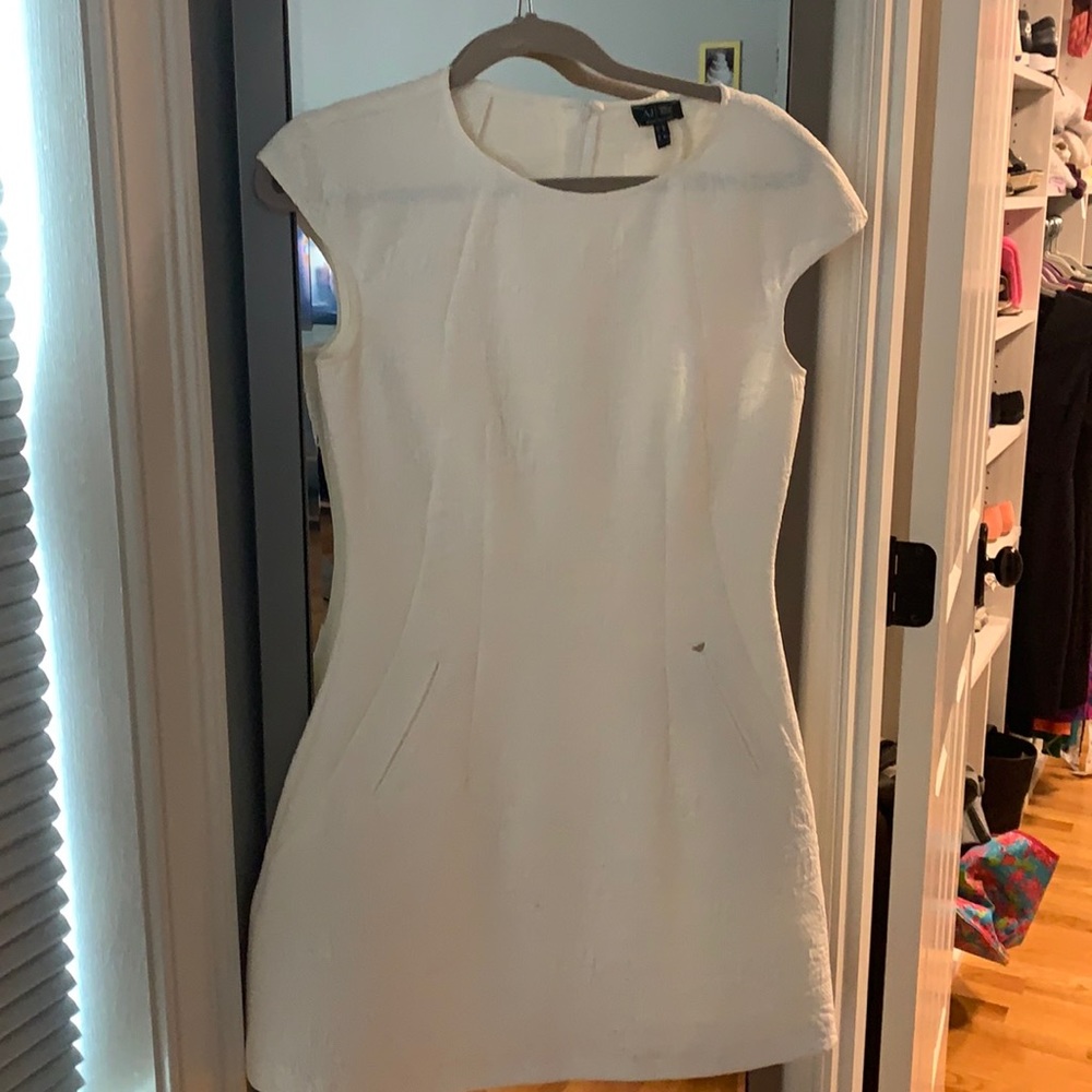 Armani jeans Size 8 white dress